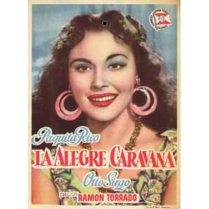  La Alegre Caravana (1953) 27 x 40 Movie Poster Spanish 