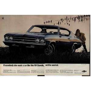  1969 Chevrolet Chevelle SS 396 Sport Coupe Ad, A4167 