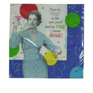  Brand Name 16 Pack Beverage Napkins New Years Case Pack 