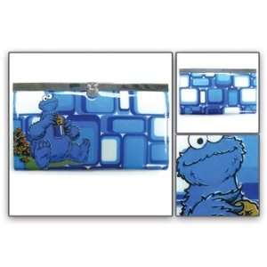  Sesame Street Cookie Monster Flip Lock Wallet 55728 Toys & Games
