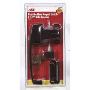    Ace Screen/storm Keyed Push  Button Latch: Home Improvement