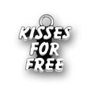  Kisses for Free Sterling Silver Charm Evercharming 