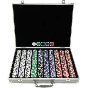  10 1055 1ks   1000 11.5g Holdem Poker Chip Set with 