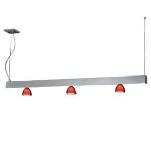   Pendant with Glass by Bruck Lighting  R276297 Finish Chrome Shade Red
