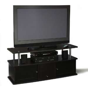  Plasma TV Stand with Cabinet in Espresso Finish: Home 