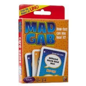  Mad Gab Picto gabs Card Game From the Makers of UNO: Toys 