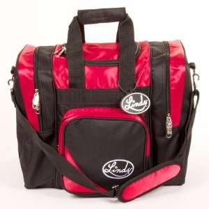  Linds Laser Deluxe Single Bowling Bag Red: Sports 