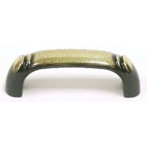  Top Knobs M191 Dover D Handle Brass/Antique Brass: Home 
