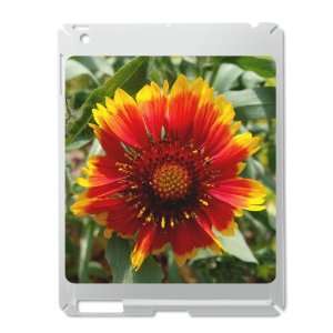 iPad 2 Case Silver of Blanket Flower (like Daisy or Sunflower)