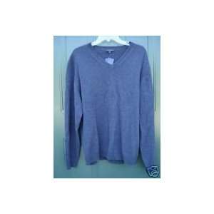 Club Room By Macys Mens Sweater Large 100% Lambswool Blue New with 