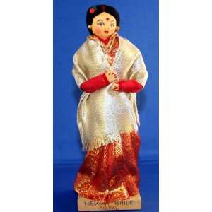  Ethnic Doll   Nepali Handmade Newar Bride Doll from Nepal 