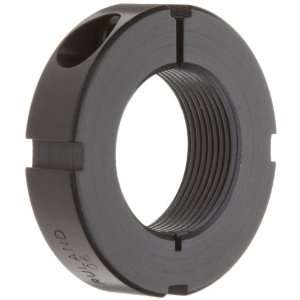   Locknut, Black Oxide Steel, Industry Size N08, 2 7/16 OD, 1/2 Width