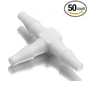 Value Plastics Tee Connector , 200 Series Barbs, 3/32ID Tube 