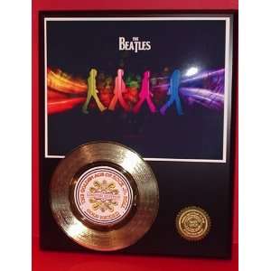  BEATLES LASER ETCHED W/ LYRICS TO LET IT BE GOLD RECORD 