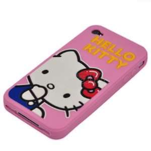 Hello Kitty Pink Soft Silicone Back Cover Case for Apple iPhone 
