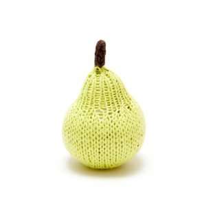  Pebble Baby Rattle   Knitted Pear: Toys & Games