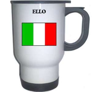  Italy (Italia)   ELLO White Stainless Steel Mug 