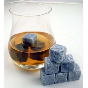 : Lilys Home Whisky Ice Rocks, Set of 9 Grey Whiskey Chilling Rocks 