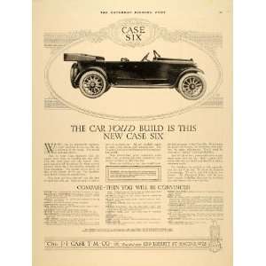  1917 Ad Antique J.I. Case Six Car Threshing Machine 