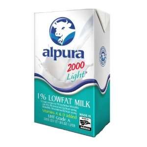 Alpura 2000 Light 1% Lowfat Milk 33.8 Fl Oz  Grocery 