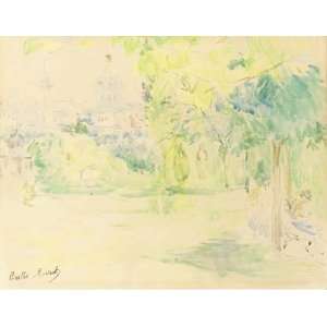     Berthe Morisot   32 x 24 inches   Les Invalides, vus du Trocadéro