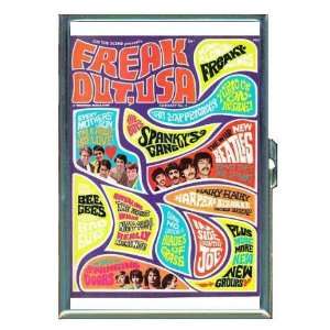 Freak Out 1960s Beatles Pop ID Holder, Cigarette Case or Wallet MADE 