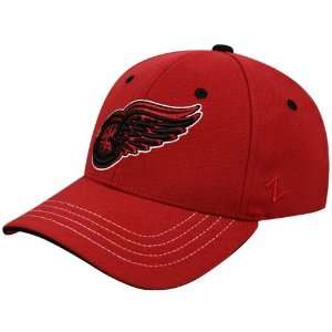    Zephyr Detroit Red Wings Red Forward Zfit Hat: Sports & Outdoors