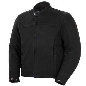   Mens Textile Street Motorcycle Jacket   Black / 2X Large Automotive