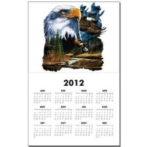  Calendar Print w Current Year US American Pride Bald Eagle 