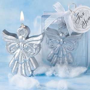   Favors Unique Favors, Silver Angel Candle Favors Health & Personal