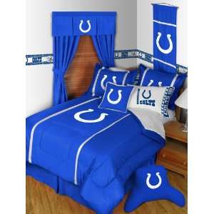  Indianapolis Colts NFL Full Size MVP Bedroom Set: Sports 