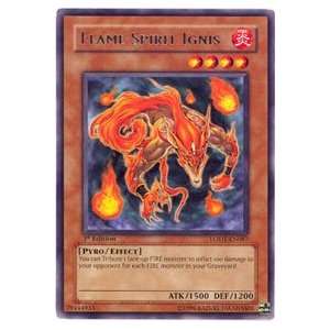 YuGiOh GX Light of Destruction Flame Spirit Ignis LODT EN087 Rare [Toy 