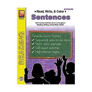  Read, Write, and Color   Sentences   Grade 1: Toys & Games