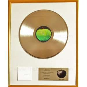  The Beatles White Album Gold LP Record Award Non RIAA 