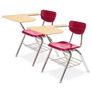  3700 Series Chair Desk, 20w x 31d x 30 1/2h, Fusion Maple 
