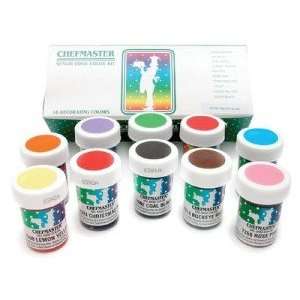 Chefmaster Food Coloring Kit: Ten 1 Ounce Colors:  Home 