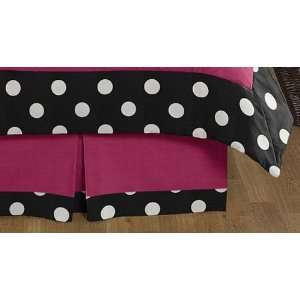  Hot Dot Bed Skirt by JoJo Designs Pink