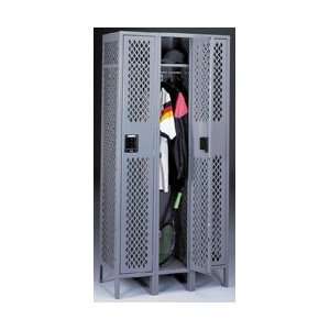 Tennsco Assembled Ventilated Single Tier Steel Locker 12? Wide   Group 