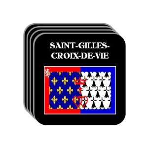 Pays de la Loire   SAINT GILLES CROIX DE VIE Set of 4 Mini Mousepad 