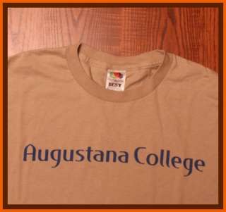 Augustana Vikings NCAA Fruit Of The Loom T Shirt L  