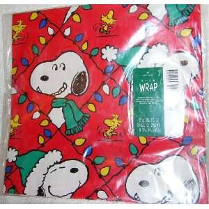  Hallmark Peanuts Snoopy and Woodstock Christmas Wrapping 