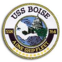 US NAVY SUBMARINE SSN 764 USS BOISE Patch  
