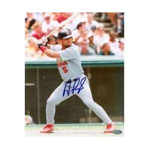  MLB Cardinals Albert Pujols # 5. Autographed Plaque 