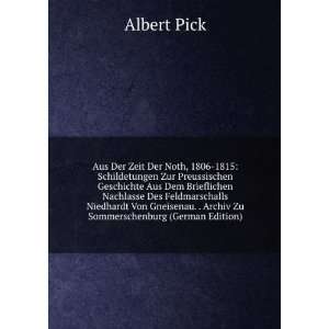   Sommerschenburg (German Edition) (9785877450127) Albert Pick Books