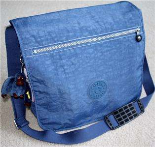   with Tag Kipling Madhouse Expandable Messenger Bag w Monkey Jazzy Blue