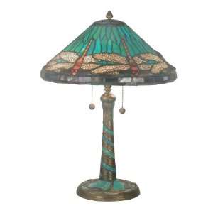    Dale Tiffany Museum 2 Light Table Lamp 3666 206: Home Improvement