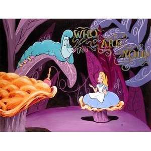    Benson Alice in Wonderland Who Are You? Original Art: Home & Kitchen