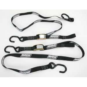   Moose Heavy Duty Tie Downs   1in. , Color Black 3920 0294 Automotive