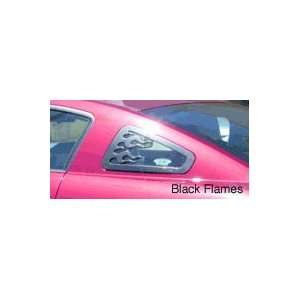  V Tech 3980 Flames Style Side Window Cover: Automotive