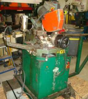 Saws: (1) Used Soco Semi Automatic Cold Saw, Click to view larger 
